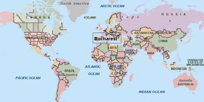 Karta svijeta бухарестского 