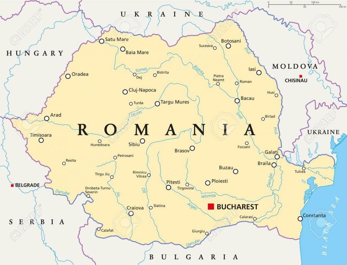 karta Bukurešt, Rumunija