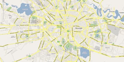Karta grada bucuresti, Rumunija