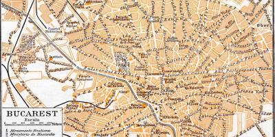 Stari grad Bukurešta karti